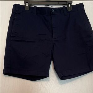 J. Crew Dark Blue Men's Flat Front Shorts